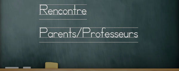 Rencontre parents/professeurs- Calendrier